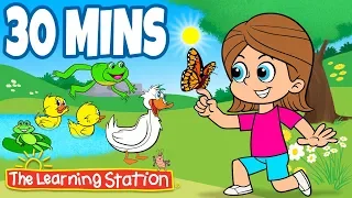 Spring Songs for Children 🌹 Spring is Here with Lyrics 🌹 Kids Spring Playlist 🌹 The Learning Station