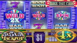 Got the BONUS on every slot! All 3 Reel Slot Machines!