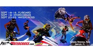 RECORDED Live Sun Sept 18 FLYBOARD World Cup Championship Brought by Pro Watercross