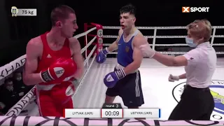 Віктор Литвак (UKR) vs Устян Ліпаріт (UKR) - 🥊½ бокс турнир Н. Мангера Херсон 2021.04