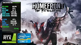 Homefront: The Revolution | RTX 2060 6GB + i7-6700 + 16GB RAM