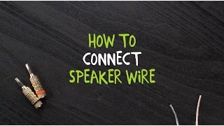 How to Connect Speaker Wire to a Binding Post | Kanto Solutions