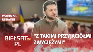 "Bezgranicznie ufamy tym ludziom"–Zełenski o przyjeździe delegacji z Polski, Słowenii i Czech