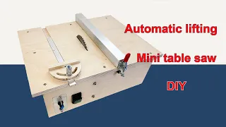 Automatic lifting mini table saw(part2) | Mini table saw | Home made mini table saw