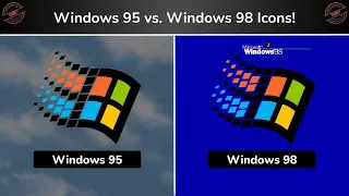 Windows 95 and Windows 98 Icon Comparison!