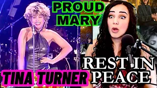 FIRST TIME reaction to Tina Turner - Proud Mary | Rest in Peace 🌹🙏