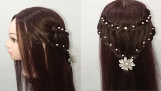 Waterfall Braid Tutorial | wow Khushboo #hair #hairstyle #braids #waterfall