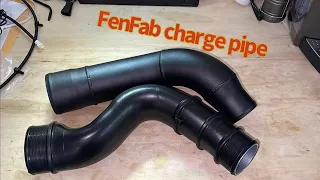 FenFab charge pipe w/stock BOV install on 2021 - 2022 Explorer ST