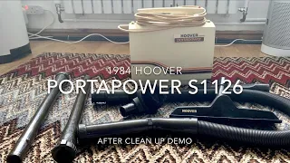 1984 Hoover Portapower S1126 After Clean up Demo