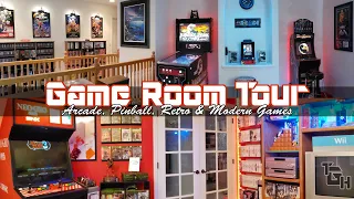 2020 Game Room Tour! Full Access! Arcade, Pinball, RETRO & Modern Games!