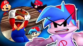 Boyfriend Reacts to SMG4: If Mario Was In Friday Night Funkin 2