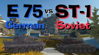 WOT Blitz Face Off || E 75 vs ST-I