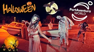 PORT AVENTURA HALLOWEEN 2023: Todos los pasajes, espectáculos y LA ISLA MALDITA (4K)