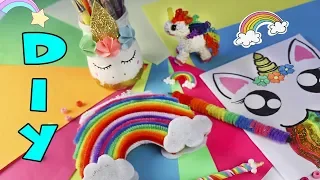 СНОВА В ШКОЛУ 🦄 ЕДИНОРОГИ и РАДУЖНАЯ КАНЦЕЛЯРИЯ / DIY Back To School Unicorn