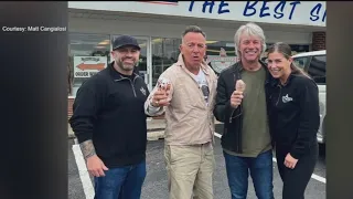 Springsteen, Bon Jovi pay surprise visit to NJ ice cream shop