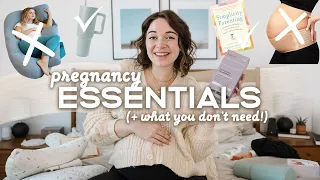 MINIMALIST PREGNANCY MUST-HAVES (+ What I’m NOT Using)
