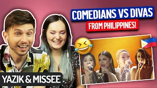 YAZIK & Voice Student react to Comedian Singers vs ASAP Divas