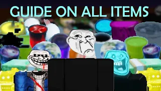 (OUTDATED) ULTIMATE GUIDE ON ITEMS AND CUPS - Roblox Trollge Conventions