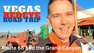 USA Road trip adventure from Las Vegas to Grand Canyon via Route 66 in Arizona.