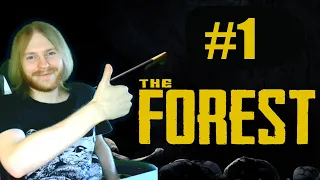 This Game is Actually SCARY AF!!! - The Forest Blind Lets Play [Part 1]