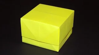HOW to MAKE a BOX OUT of PAPER with THEIR HANDS ORIGAMI BOX Origami Box
