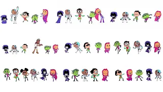 Teen Titans Go! Title Theme | All Variations Seasons 1 - 7