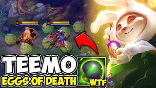 I took the enemy team on an Egg Hunt of Death! (TEEMO SHROOMS ARE EGGS)