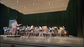 The Garcia Middle School Concert Band UIL Performance At The HCISD Performing Arts Center