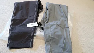 THISISNEVERTHAT OVERDYED STRETCH + CONTRAST STITCH PANTS UNBOXING/REVIEW
