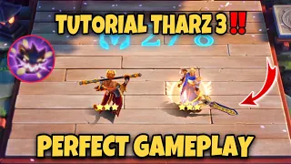 HOW TO USE THARZ SKILL 3 | PERFECT GAMEPLAY LEGENDARY ONLY ‼️ MOBILE LEGEND - Magic chess