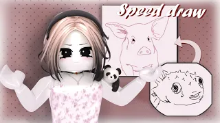 🐖 РИСУЮ за 3 минуты | Roblox Speed Draw!