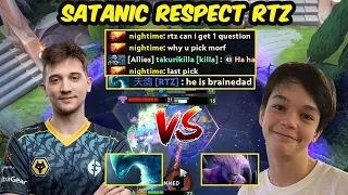 Satanic  Faceless Void 15 Y/O Wonder kid vs RTZ Morphling - Epic Carry Battle