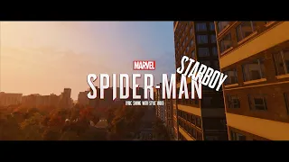 Starboy - The Weeknd ft. Daft Punk | Stylish Web Swinging to Music 🎵 (Marvel's Spider-Man)