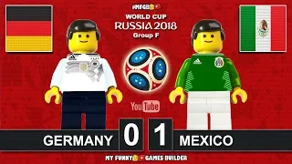 Germany vs Mexico 0-1 • World Cup 2018 (17/06/2018) All Goals Highlights Lego Football (Deutschland)