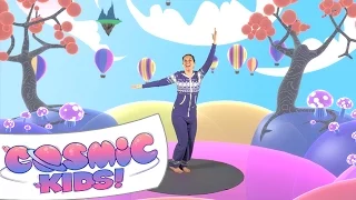 Hot Air Balloonin' | Kids Exercise Song and Dance | Cosmic Kids Yoga Disco