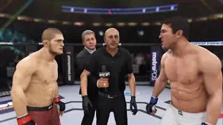 Khabib vs. Chael Sonnen (EA Sports UFC 3) - CPU vs. CPU