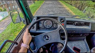 1992 Mercedes MB-100 I [2.4 D 72HP] |0-100| POV Test Drive #1866 Joe Black