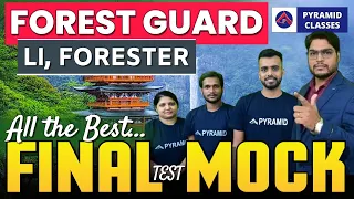 Forest guard, LI & Forester Mock Test 26 | Odisha forest guard Class | Pyramid Classes