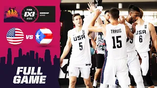 USA 🇺🇸 vs Puerto Rico🇵🇷  | Gold Medal Game | Full Game | FIBA 3x3 AmeriCup 2022