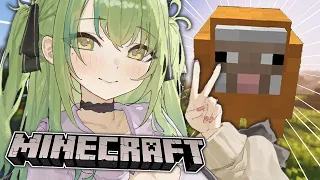 【MINECRAFT】 Fauna builds a wool farm to flood the server with thousands of sheep