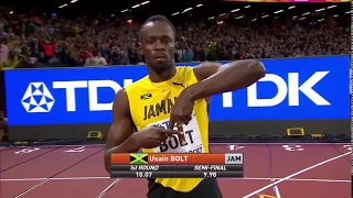 Usain Bolt - 100m FINALS World Championship 2017 London