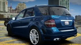 GTA IV 2009 Mercedes-Benz ML Brabus Crash Testing - Insanegaz