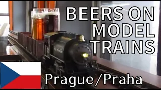 Výtopna Railway Restaurant, Prague (Czech Republic)  - Beers Served By Train!!