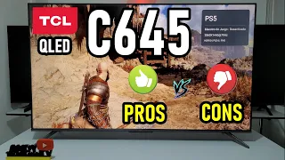 TCL C645 QLED con Panel VA: PROS Y CONTRAS / Smart TV 4K Google TV Dolby Vision 120Hz VRR