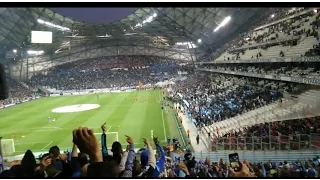 OM PSG  05/04/2015 - Entrée des joueurs de Paris