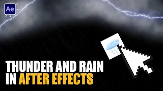 Thunder Lightning and Rain in AFTER EFFECTS Tutorials