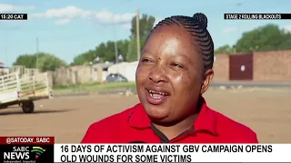 16 Days of activism against GBV campaign opens old wounds for some victims in Kimberley
