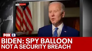 Biden says Chinese spy balloon was not a security breach | FOX 13 Seattle