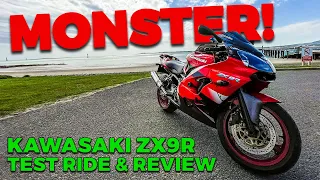 Kawasaki ZX9R Test Ride & Review 4K