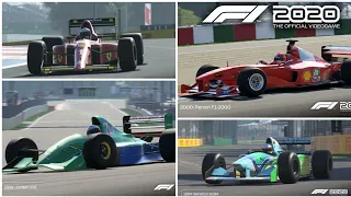 F1 2020 Todos os carros Clássicos do game Ps4